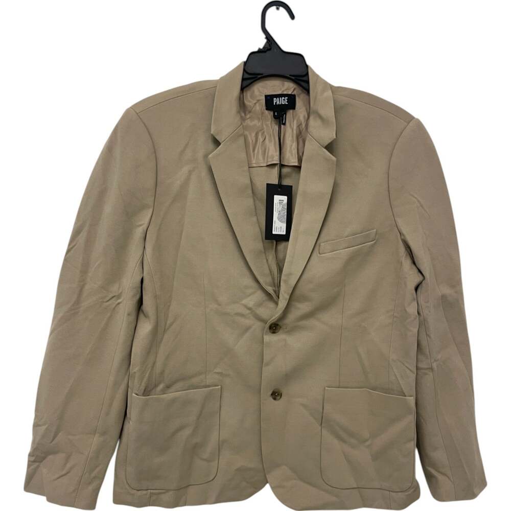 Paige Dax Blazer Womens Size L Desert Rock 2 Button Front Long Sleeve NWT